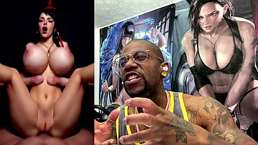 Big Breast Bald Pussy Bayonetta Getting Fucked Like A Fleshlight, AI Generated