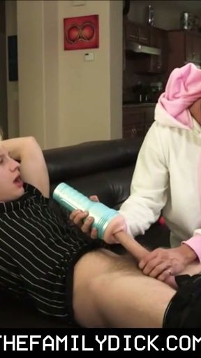 Blonde Twink Stepson Egg Hunt Surprise From Hot Stepdad   Clip 1