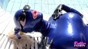 Poolside latex delight