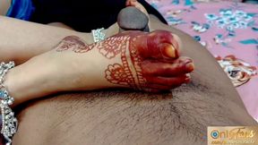 Feet lover sissy husband