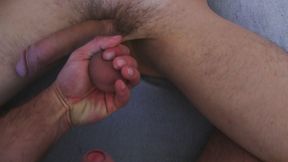 Curly-haired bottom worships that nice dick before all else