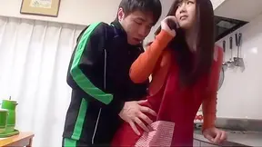 Desperate JAV Wife Squirts Wildly When Locked Out Again