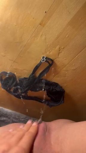 Ordered panties squirted for user