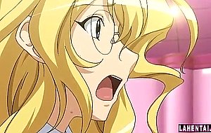 Huge titted hentai blondie fucked