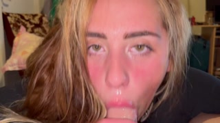 VERRY SLOPPY BLOWJOB , Deep Throat and Throatpie ! - more on OnlyFans p0rnellia