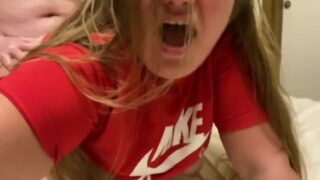 Ruwe seks deepthroat, gezicht neuken &#8211; POV anale amateur volwassen MILF meisje geneukt in de kont