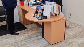 My boss couldn’t keep his hands off my big ass on my first day (Role Playing) husband & wife