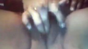 I finger fucked my thick snatch in front of my webcam