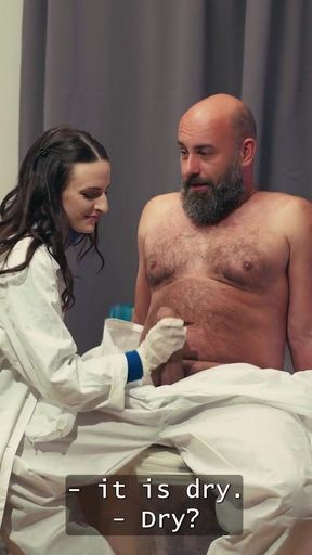 Must-see moment from &quot;DADDY4K. Brunette nurse cheating in doctor&#039;s office with daddy&quot;