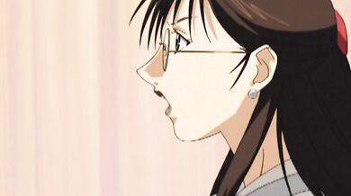 Masturbating anime babe orgasms hard