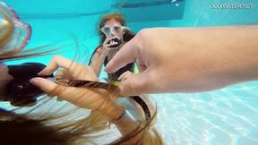 ”Katya Nakolkina adorable blonde underwater”