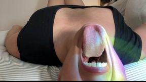 Naughty Giantess Patient Returns to the Dentist – Flirty Mouth Exam, Shrinking Fantasy & POV Domination
