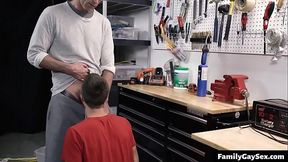 hot gay step dad and