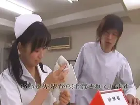 Sexy Nurse's Fun Bags Get Naughty Treatment by Patient