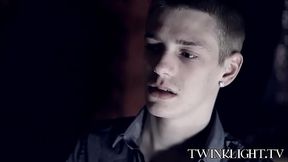 Petite gay bent over and anal pounded after sloppy blowjobs