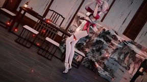 Ancient Style Elegant Cheongsam Allure Dancer