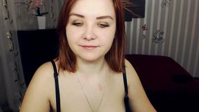 Red-haired Russian Chatting on Cam