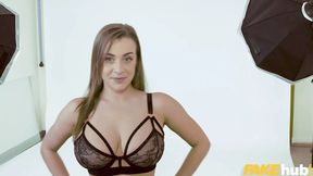 Fake Agent Josephine Jackson with big tits casting