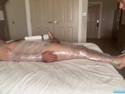 Matt mummifies and tickles Latino amateur Tickle Prince
