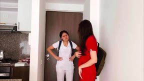 Nurse Fetish Between Lesbians Eating Pussy