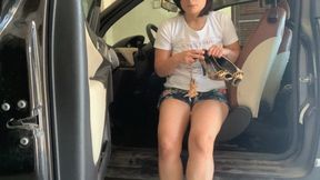 Pedal pumping with Gucci shoes