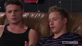 Incredible Porn Movie Homosexual Brunette Exclusive , Check It With Noah White And Ryan Bailey