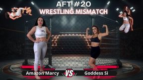 AFT #22 - Amazon Marcy VS Goddess Si - Wrestling Mismatch (720p)