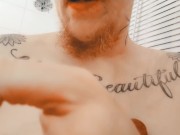 Trans Man Gives JOI CEI Slow Motion Voiceover Lipstick Queer Blowjob