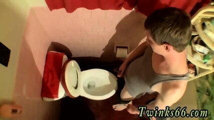 Gay slave pissed on A Room Of Pissing Dicks