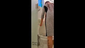 Grey Dress Bathroom Break WMV