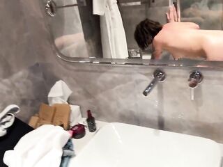 Part three. Multiple Orgasms! Nonstop Squirting! Real Homemade! POV And Giant Facial 4K HD