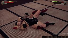 Lillith Redwing VS Kevin (Naked Fighter 3D)