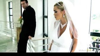 Voluptuous Blonde Bride Devon Takes Jordan Ash's Thick Cock After Wedding