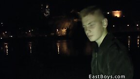 18 Boy - Handjob in Prague