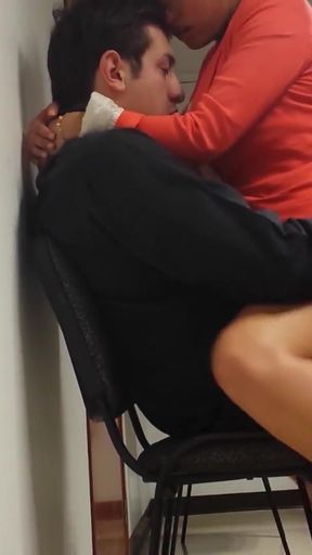 My secretary can't hold back and asks me for sex in the office.   Clip 1