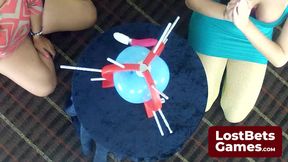 The Strip Prick Prick Bang loser got to pleasure herself on the couch