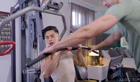 jerking off buddies gym bro