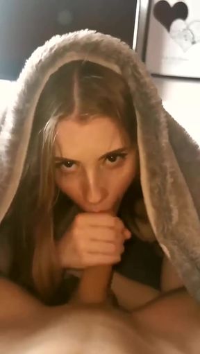 Innocent-looking Euro slut gets a facial on OnlyFans