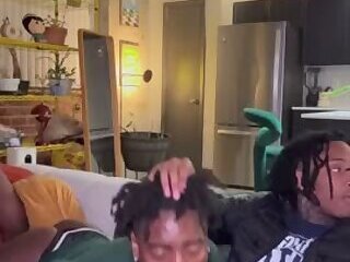 Black College student with succulent buttocks pussy-bullied and plunged