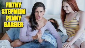 Cum swap action with cheerful Penny Barber and Aria Carson from MYLF