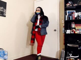 Snow frozen dry wrinkled soles