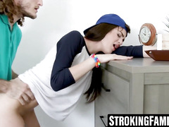 Stepsis begs stepbro to pump her pussy full