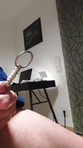 My sound is covered with precum foam