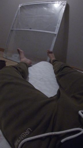 Hairy Str8 Worker Gets Horny While Inspecting a Cabin and Jerks Off Until He Explodes - POV