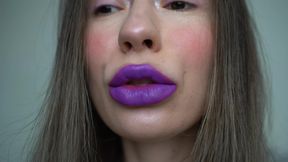 Three Shades of Purple Lipstick
