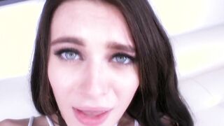 LANA RHOADES OFFER SLOPPY SUCK JOB  GETTING HER SNATCH BANGED INSIDE AUDITION