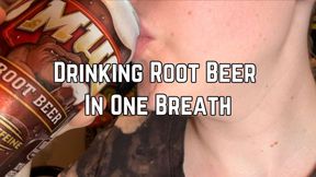 Chugging Soda And Burping