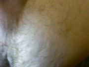 pulsating asshole with contractions during my orgasm! Very hot!