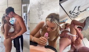 Blonde Alaskaclarke Gets Fucked In An Abandoned Site