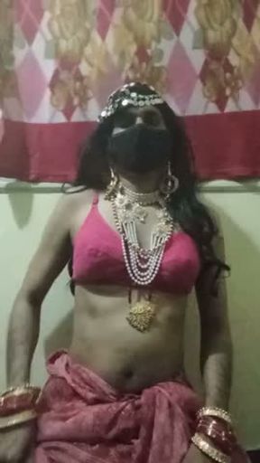Hot Indian Shemale Showing Hot Penis